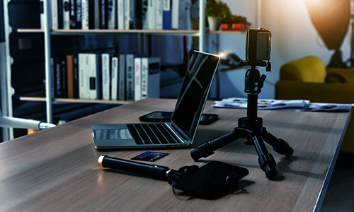 web-design-for-creators-personal-brands-and-coaches-picture-of-desktop-with-recording-equipment web-design-for-creators-personal-brands-and-coaches-picture-of-desktop-with-recording-equipment